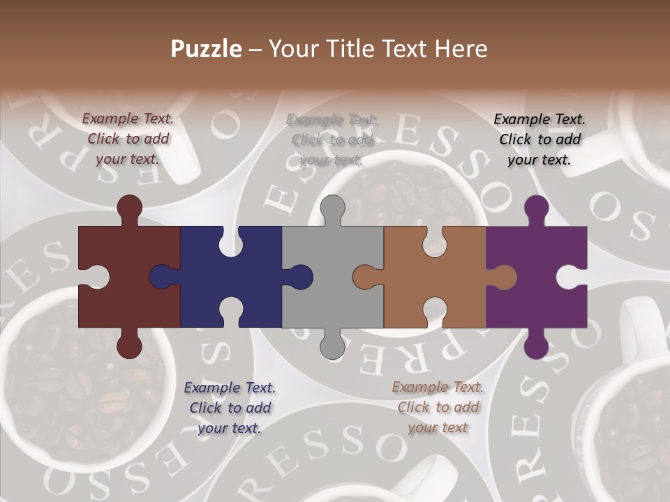 Roasted White Cup PowerPoint Template