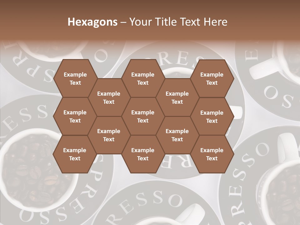 Roasted White Cup PowerPoint Template