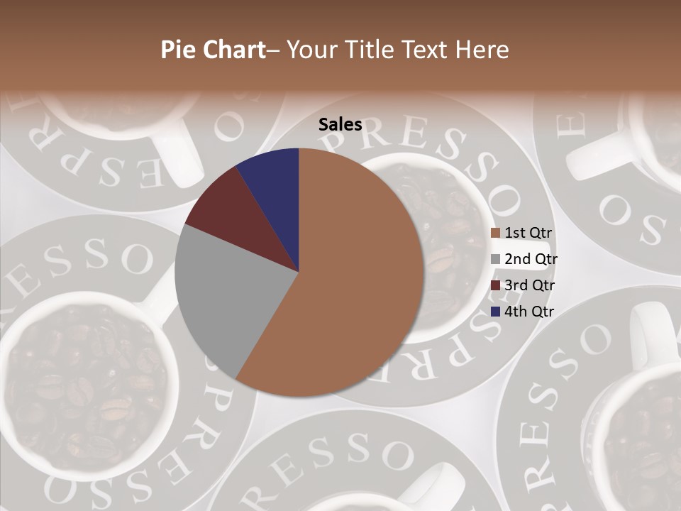 Roasted White Cup PowerPoint Template