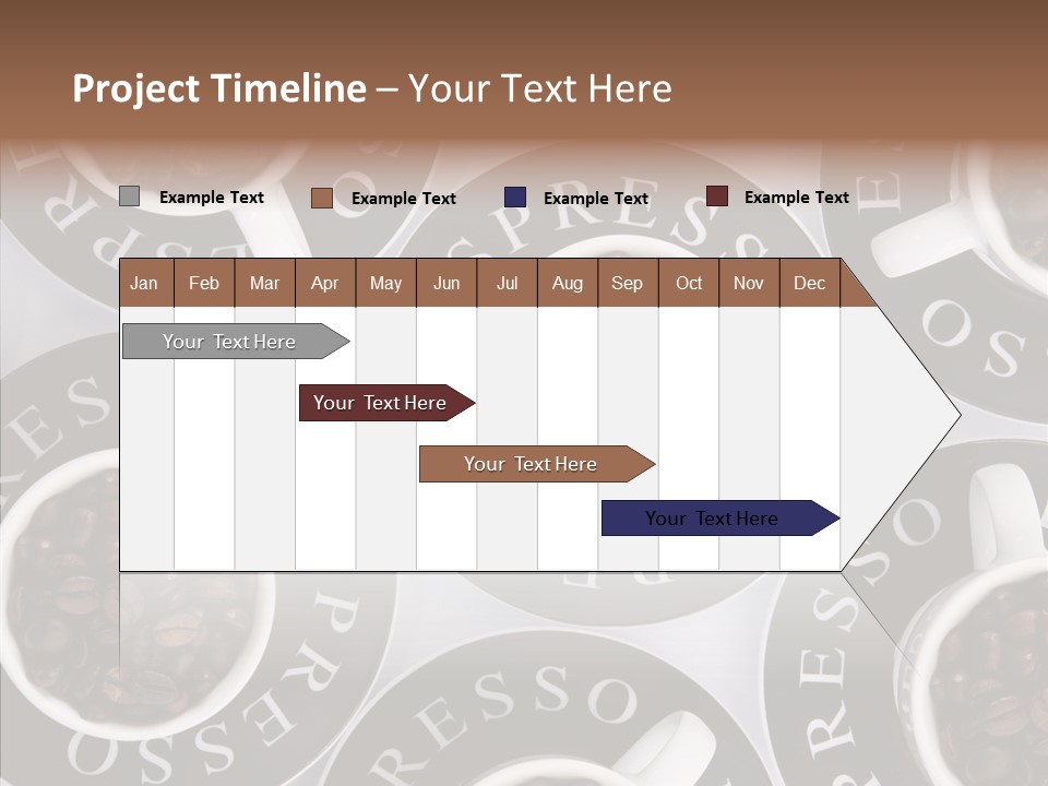 Roasted White Cup PowerPoint Template