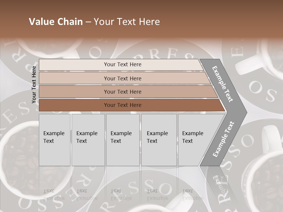 Roasted White Cup PowerPoint Template