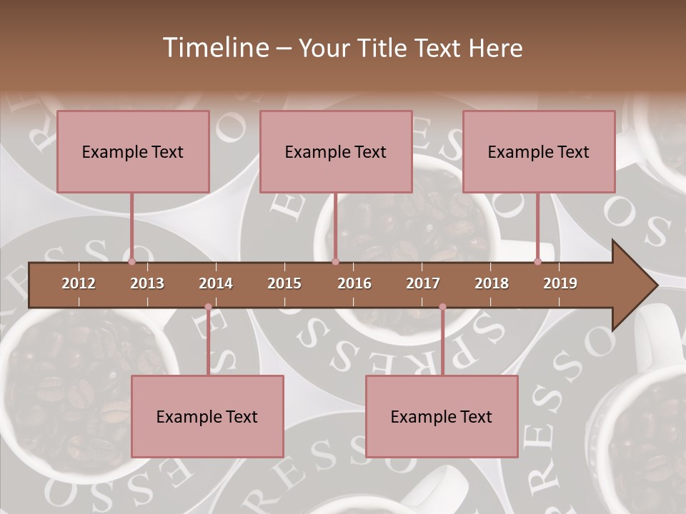 Roasted White Cup PowerPoint Template