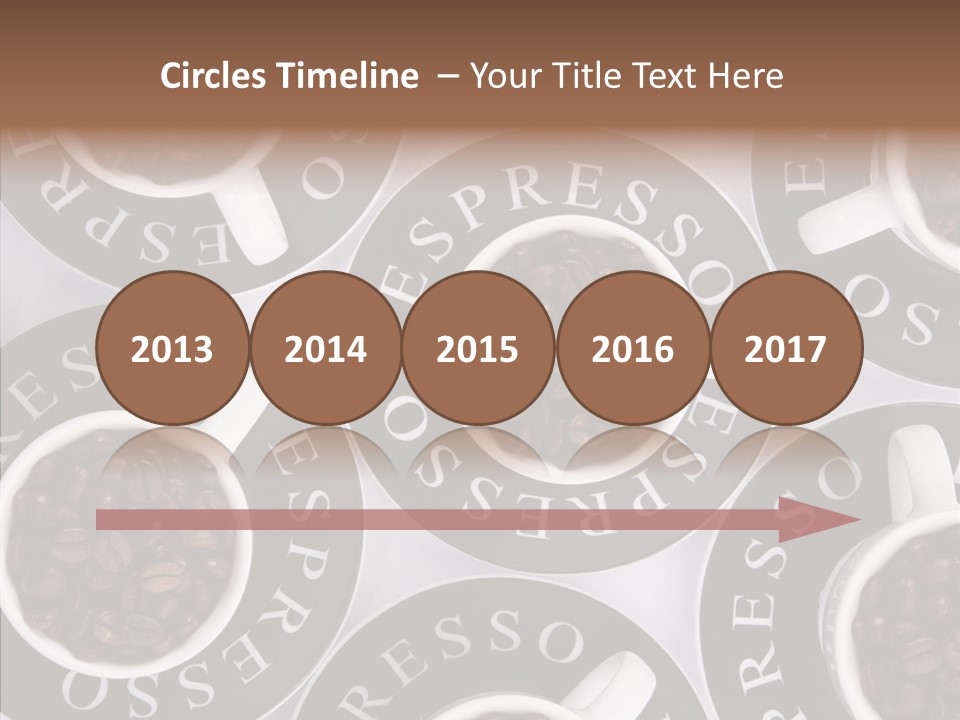 Roasted White Cup PowerPoint Template