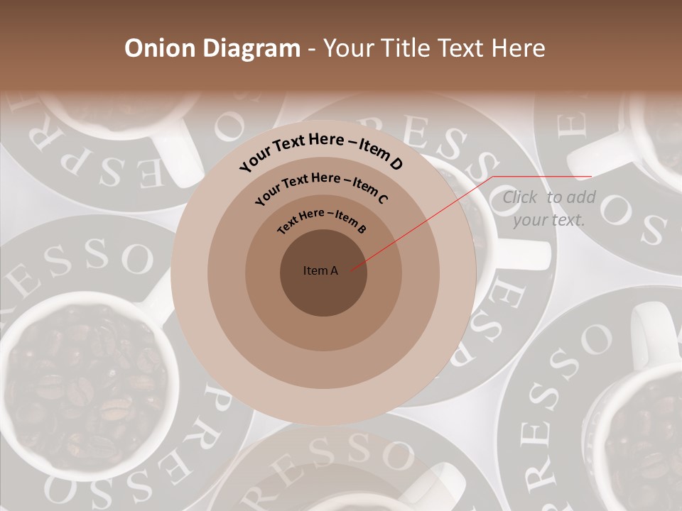 Roasted White Cup PowerPoint Template