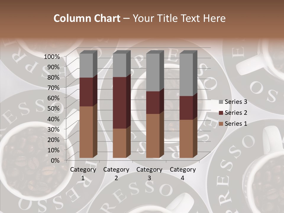 Roasted White Cup PowerPoint Template