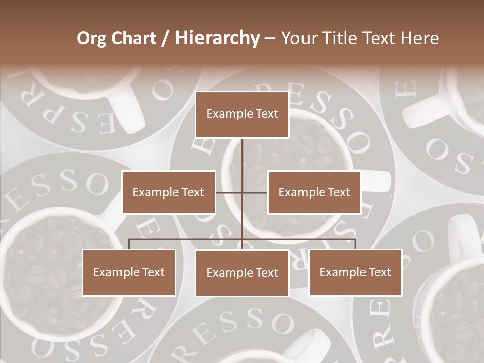 Roasted White Cup PowerPoint Template