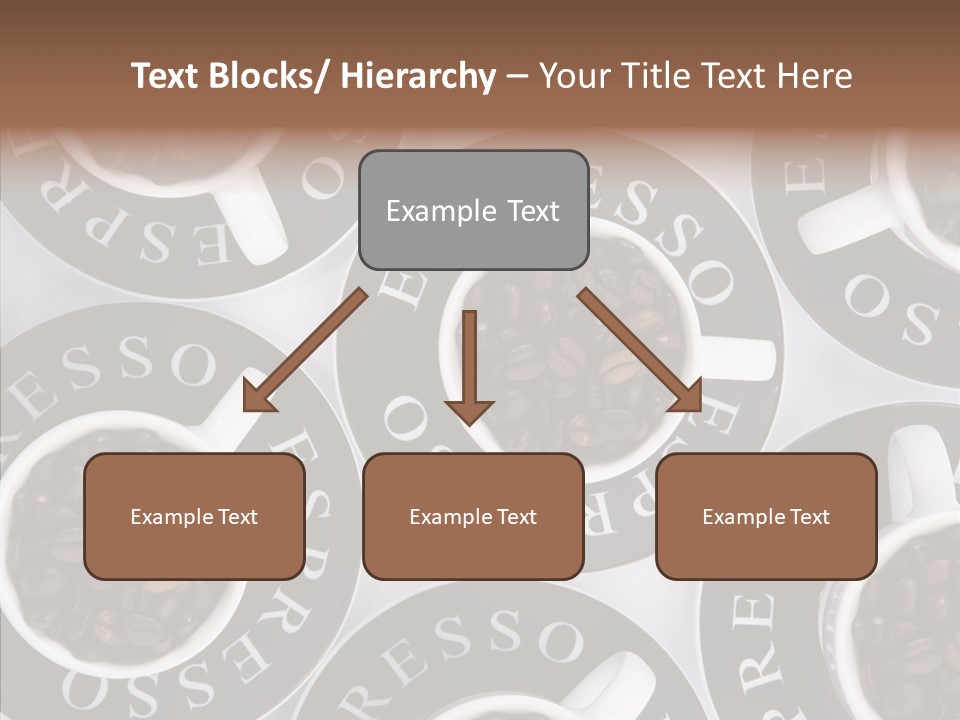 Roasted White Cup PowerPoint Template