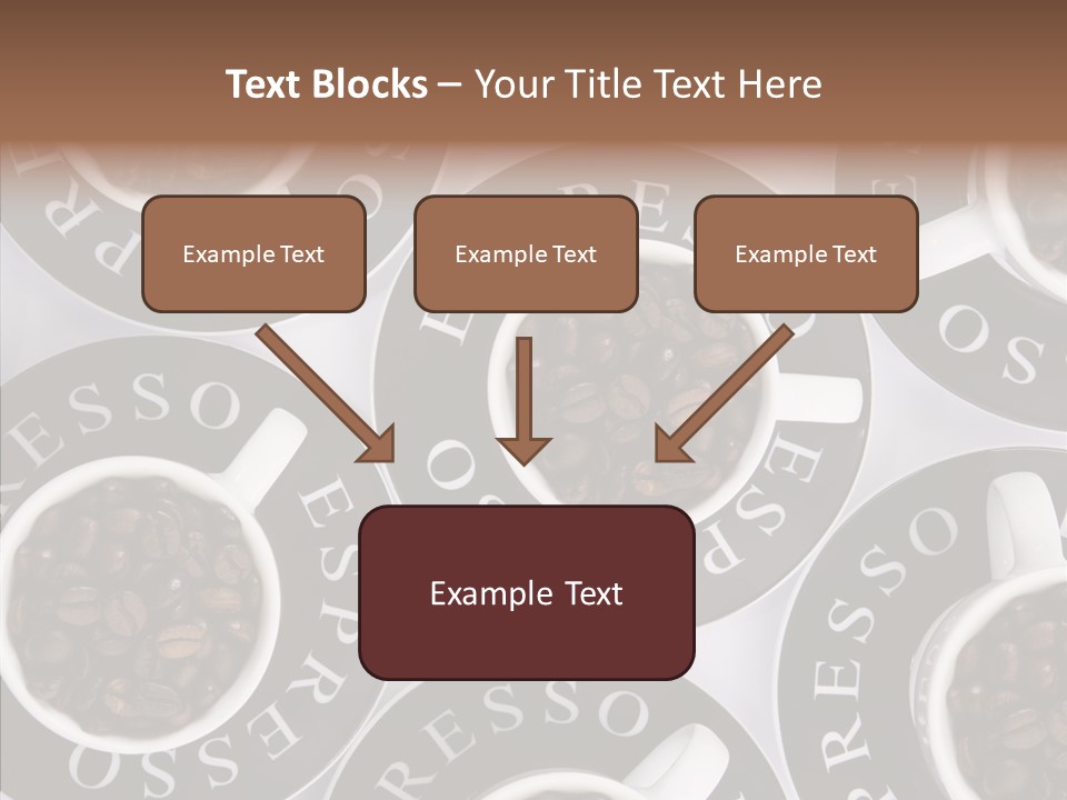 Roasted White Cup PowerPoint Template