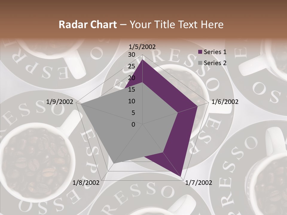 Roasted White Cup PowerPoint Template