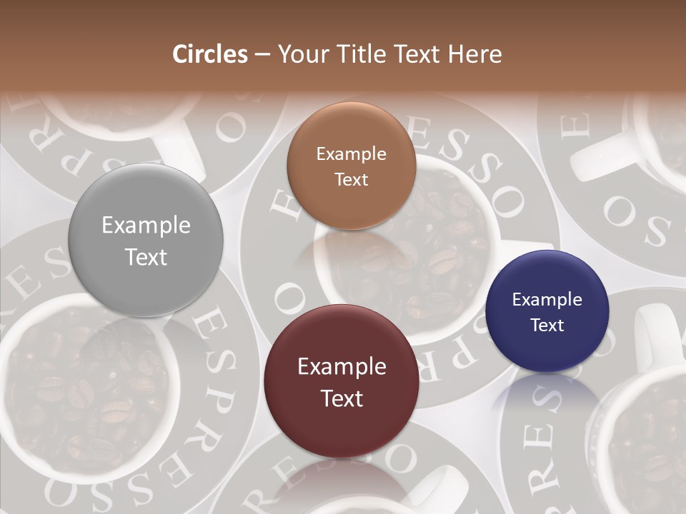 Roasted White Cup PowerPoint Template