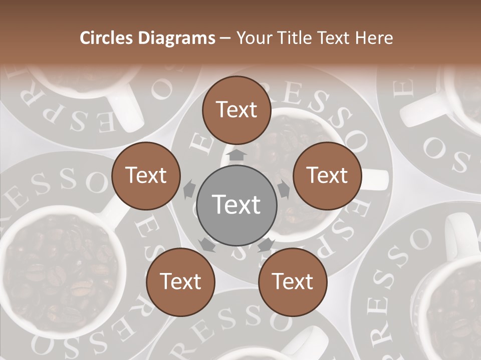 Roasted White Cup PowerPoint Template