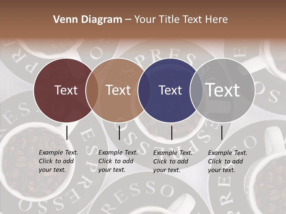 Roasted White Cup PowerPoint Template