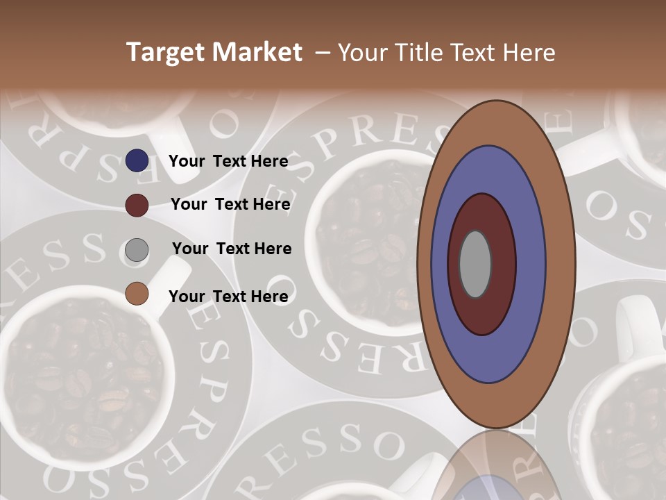 Roasted White Cup PowerPoint Template