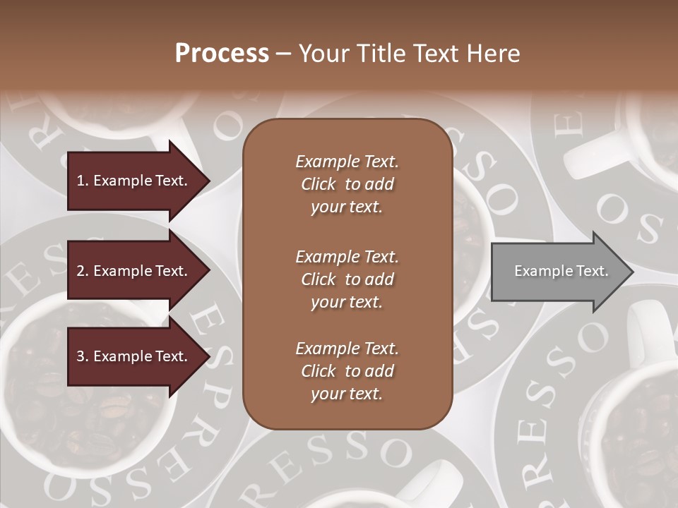 Roasted White Cup PowerPoint Template