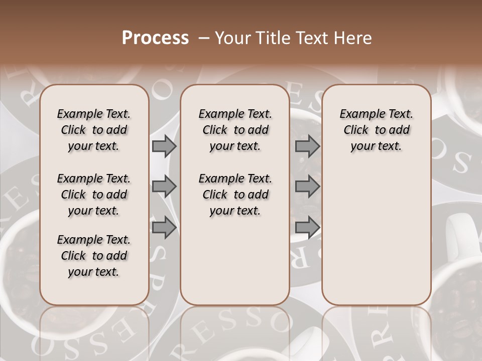 Roasted White Cup PowerPoint Template