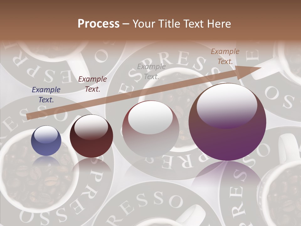 Roasted White Cup PowerPoint Template