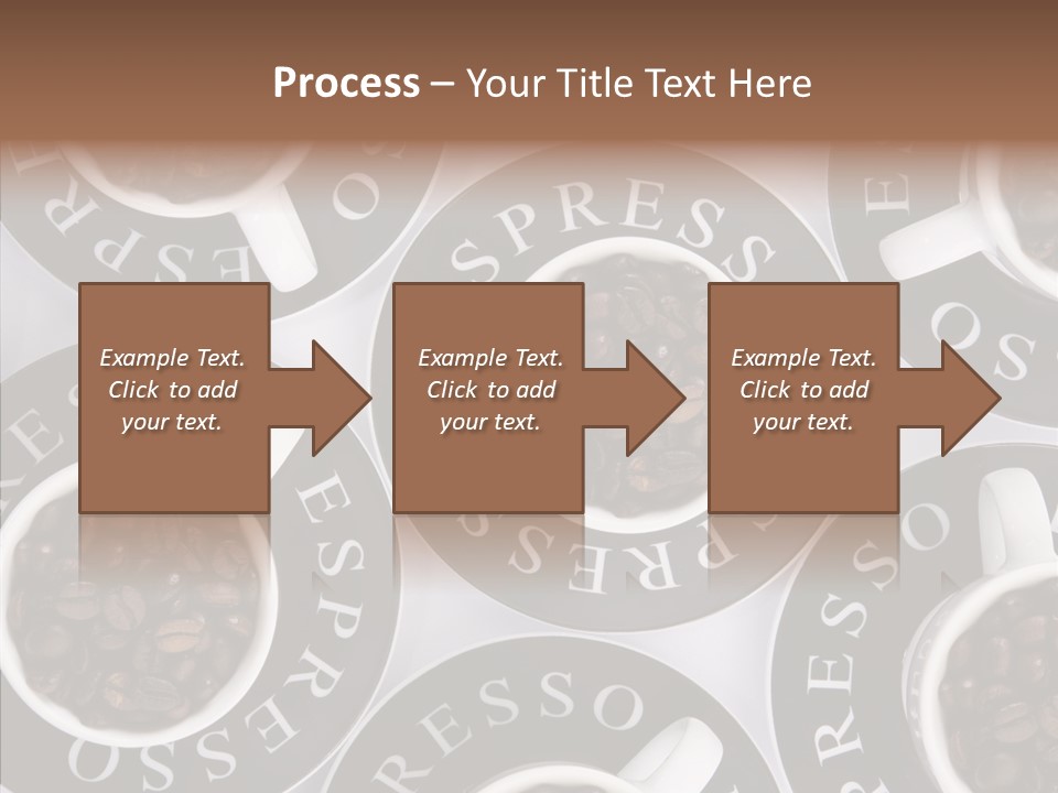 Roasted White Cup PowerPoint Template