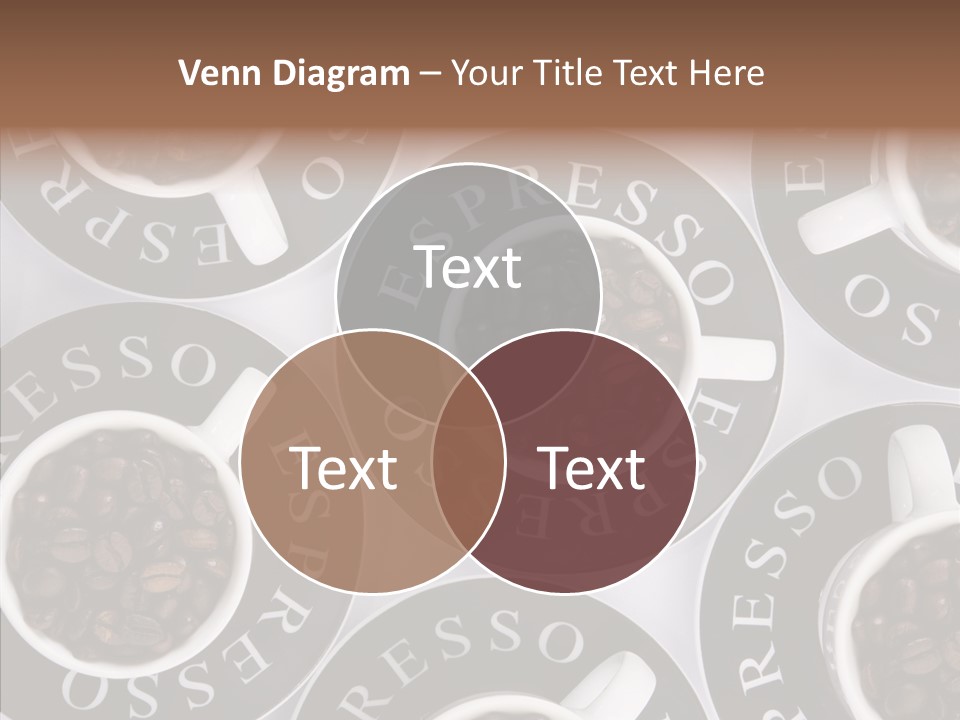 Roasted White Cup PowerPoint Template