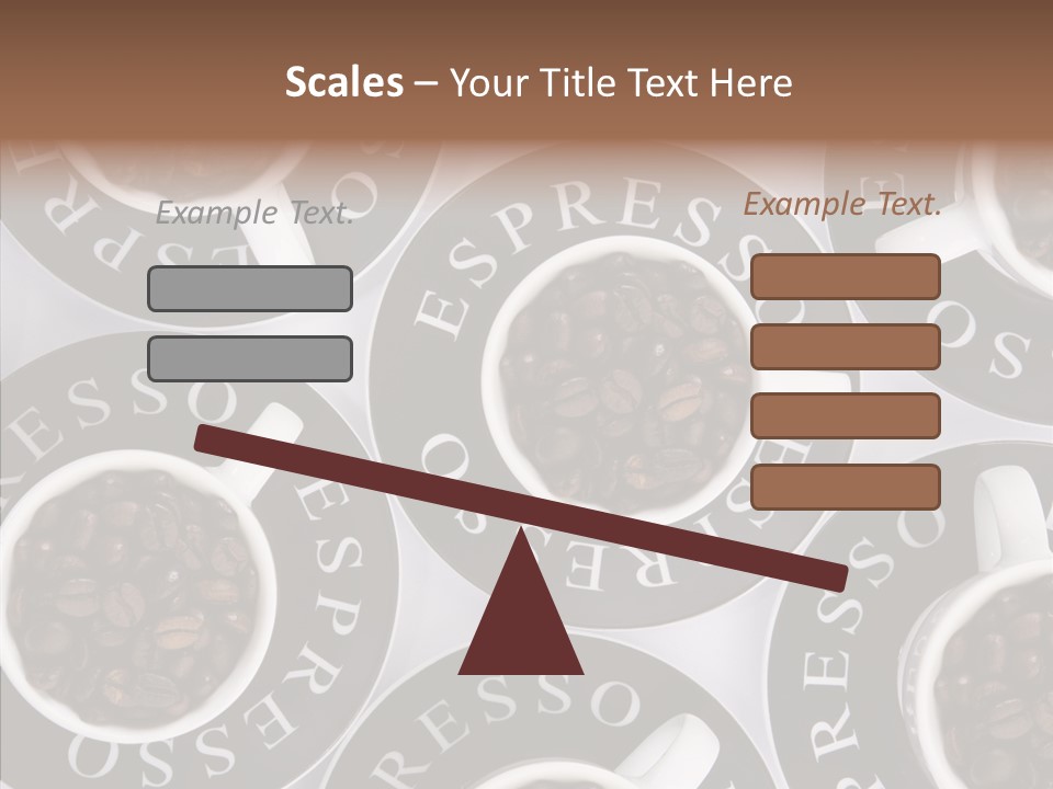 Roasted White Cup PowerPoint Template