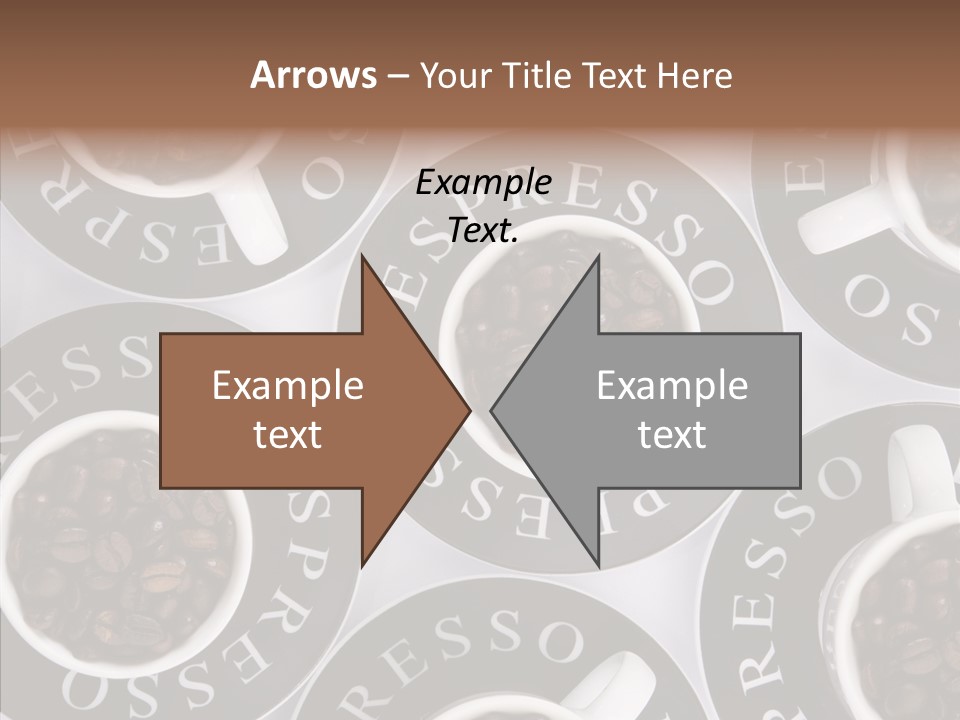 Roasted White Cup PowerPoint Template