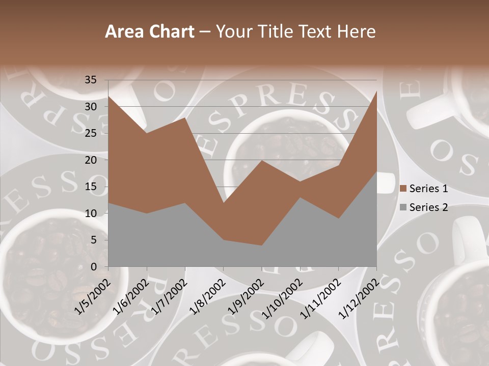 Roasted White Cup PowerPoint Template