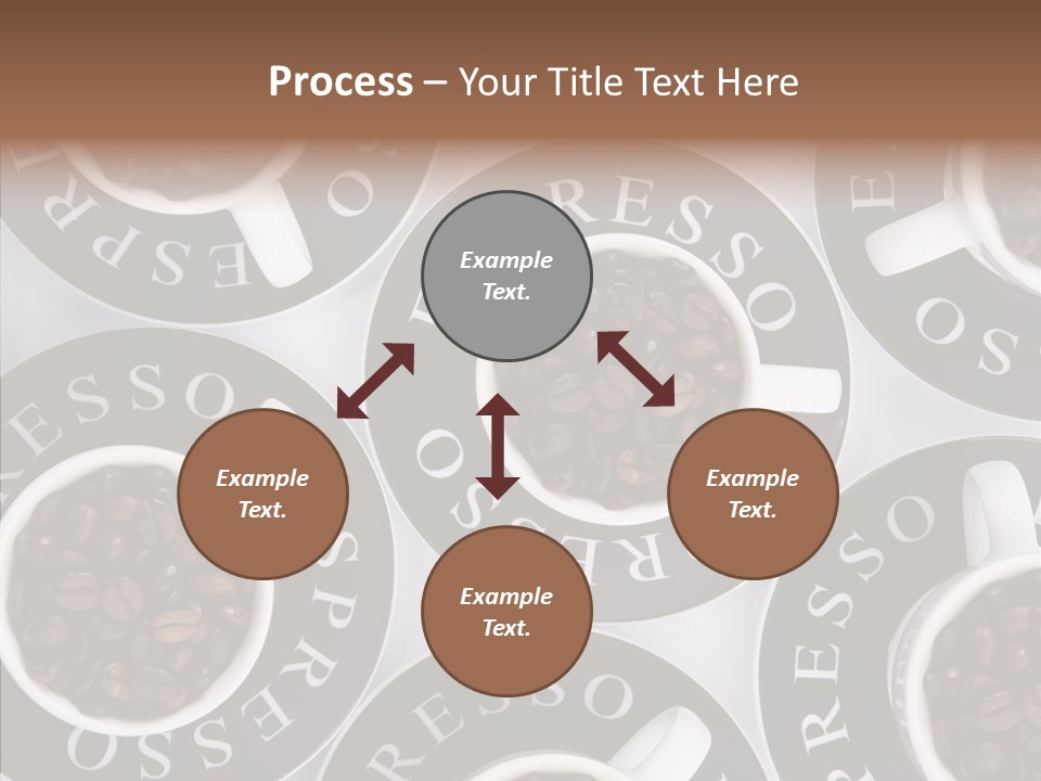 Roasted White Cup PowerPoint Template