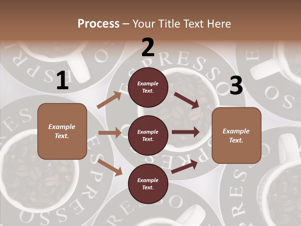 Roasted White Cup PowerPoint Template