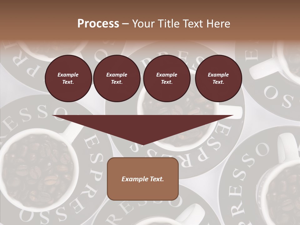 Roasted White Cup PowerPoint Template