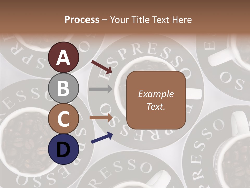 Roasted White Cup PowerPoint Template