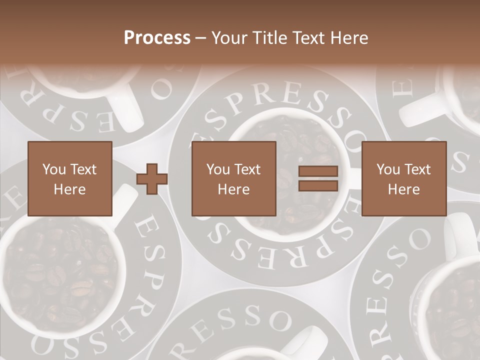 Roasted White Cup PowerPoint Template