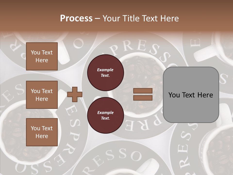 Roasted White Cup PowerPoint Template