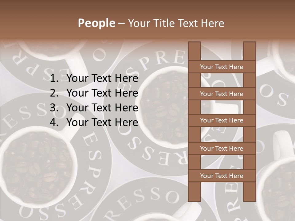 Roasted White Cup PowerPoint Template