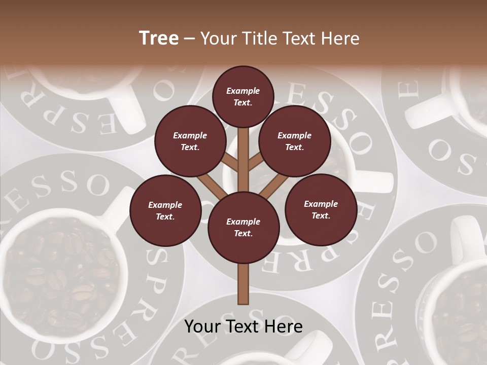 Roasted White Cup PowerPoint Template