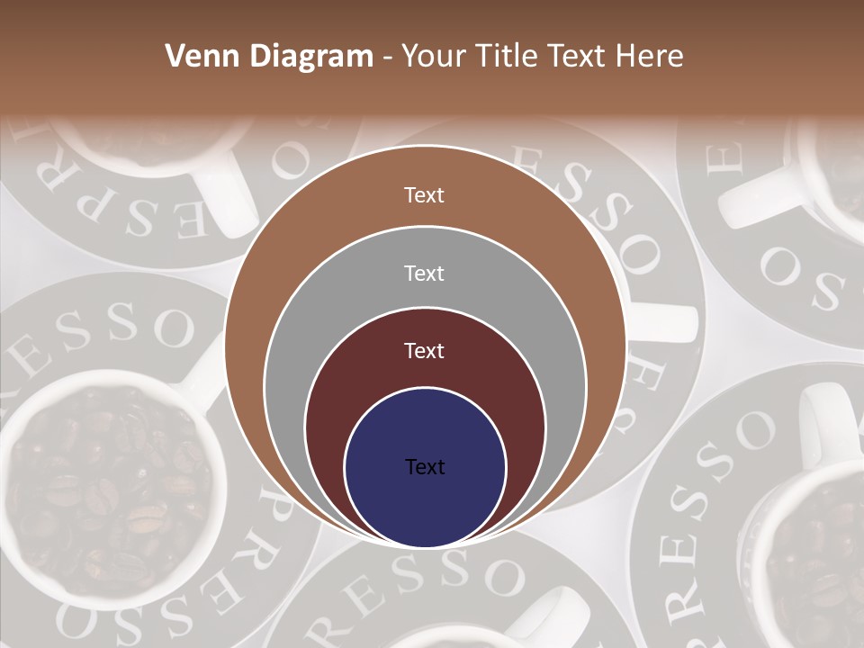 Roasted White Cup PowerPoint Template
