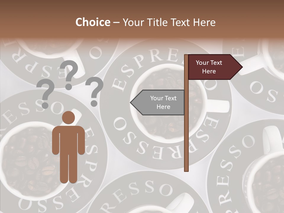 Roasted White Cup PowerPoint Template