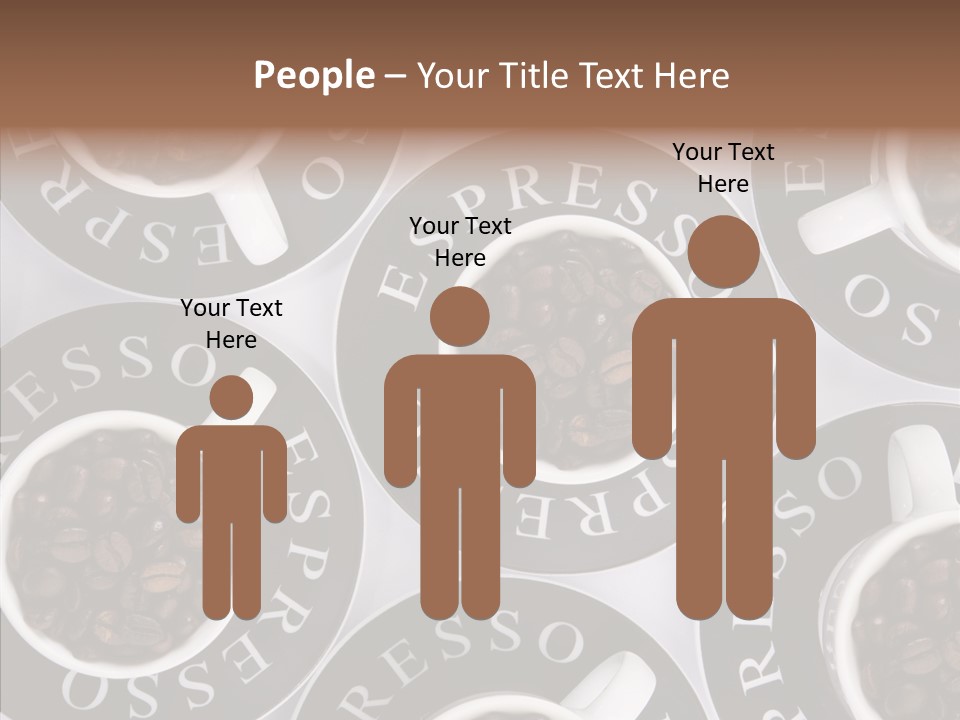 Roasted White Cup PowerPoint Template