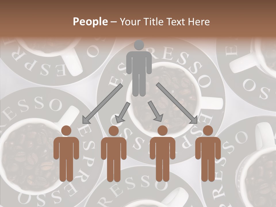 Roasted White Cup PowerPoint Template