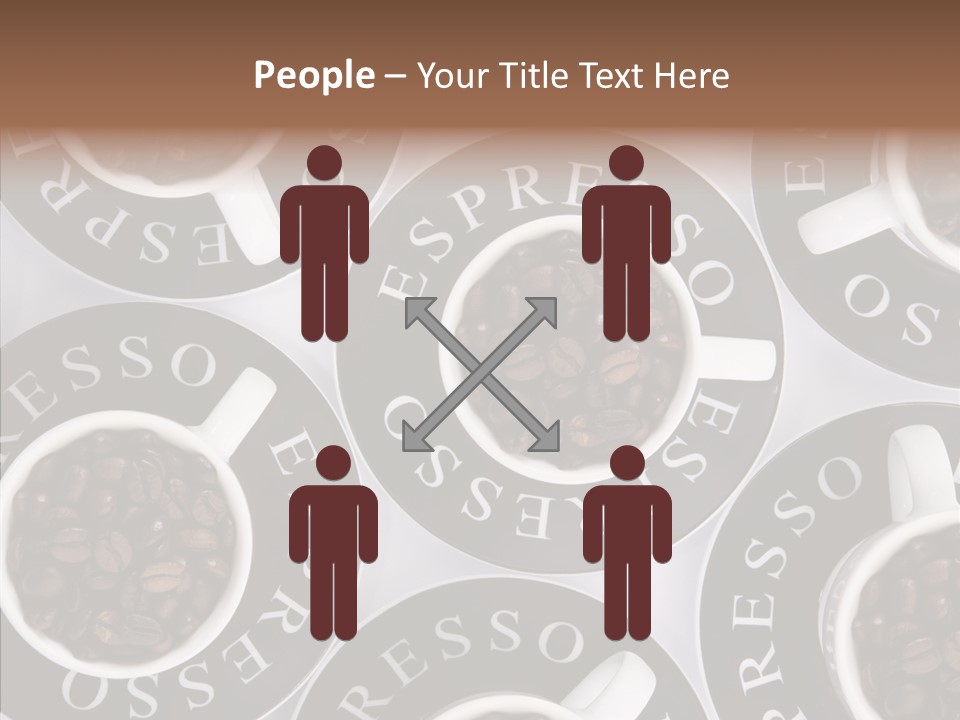 Roasted White Cup PowerPoint Template