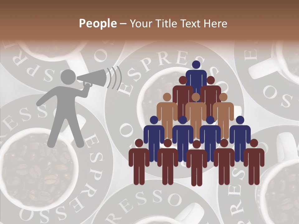 Roasted White Cup PowerPoint Template