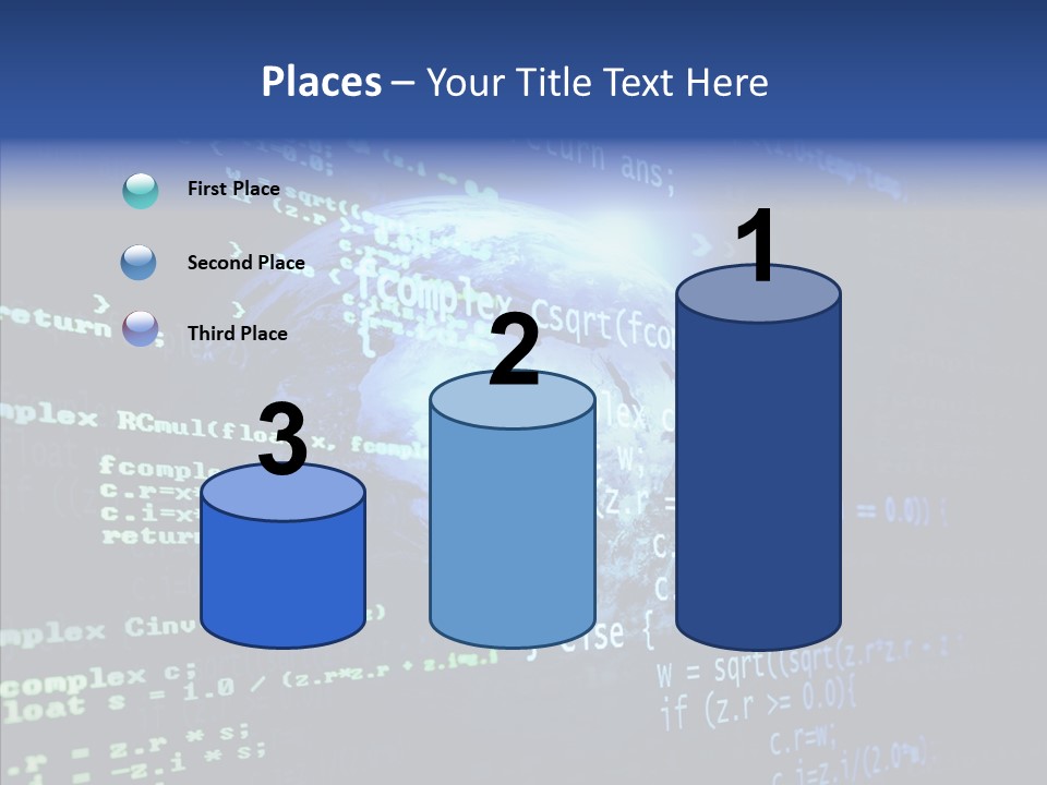 Internet Global Cosmos PowerPoint Template