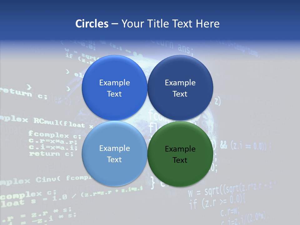 Internet Global Cosmos PowerPoint Template