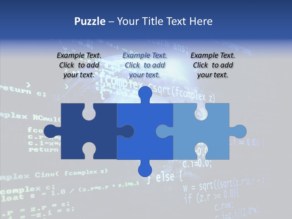 Internet Global Cosmos PowerPoint Template