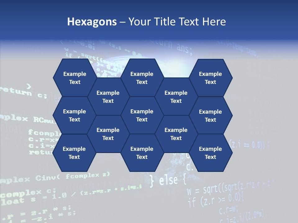 Internet Global Cosmos PowerPoint Template