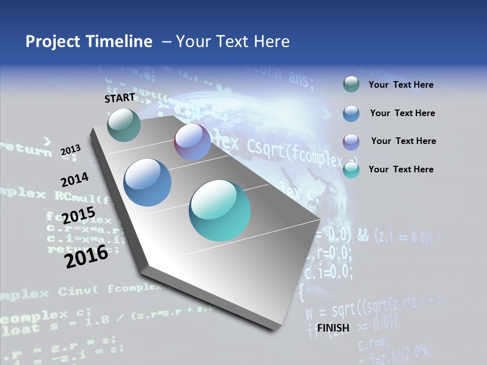 Internet Global Cosmos PowerPoint Template