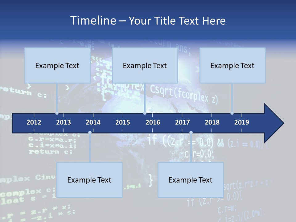 Internet Global Cosmos PowerPoint Template