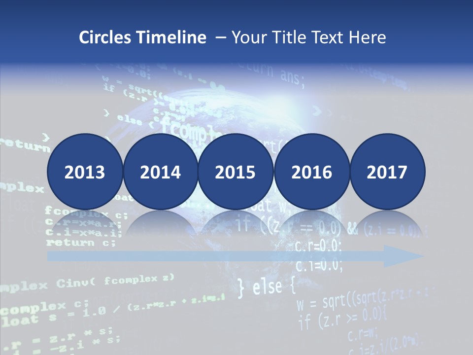 Internet Global Cosmos PowerPoint Template