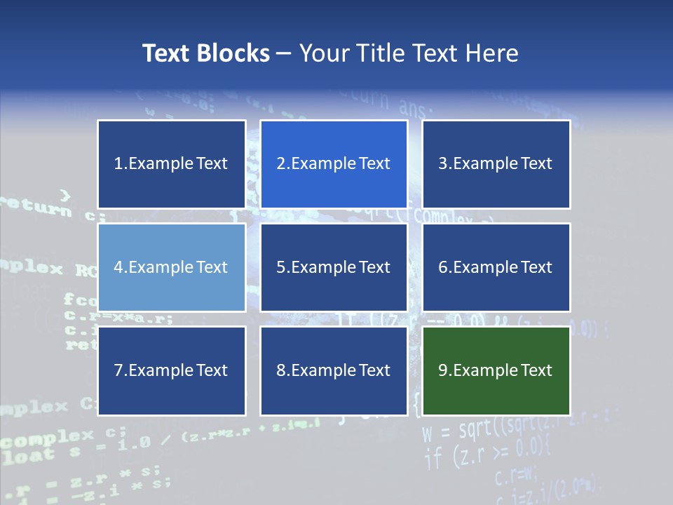 Internet Global Cosmos PowerPoint Template