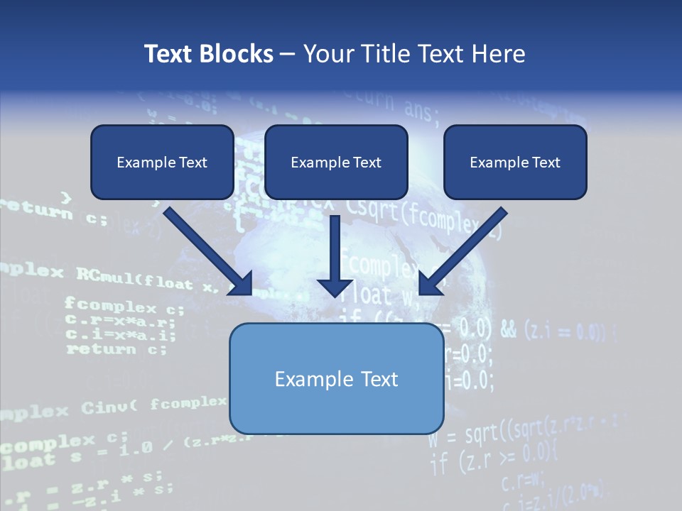 Internet Global Cosmos PowerPoint Template