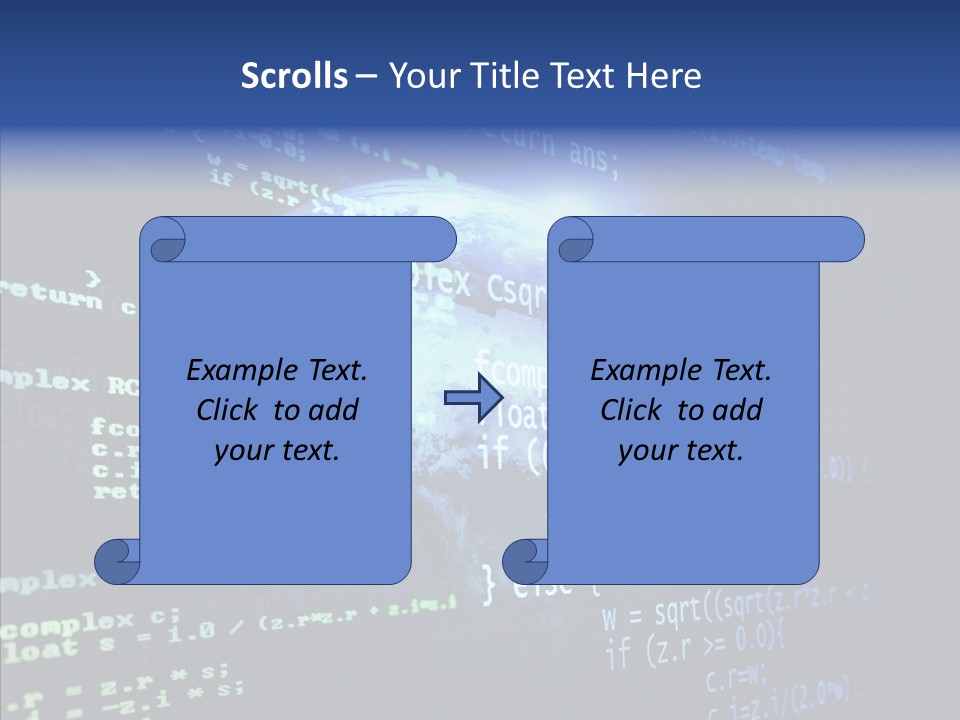 Internet Global Cosmos PowerPoint Template