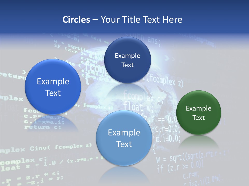 Internet Global Cosmos PowerPoint Template